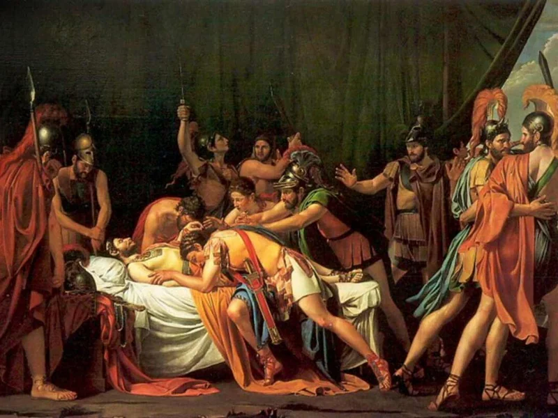 1781-José de Madrazo y Agudo - La Morte del Virato - Madrid, Casón del Buen Retiro